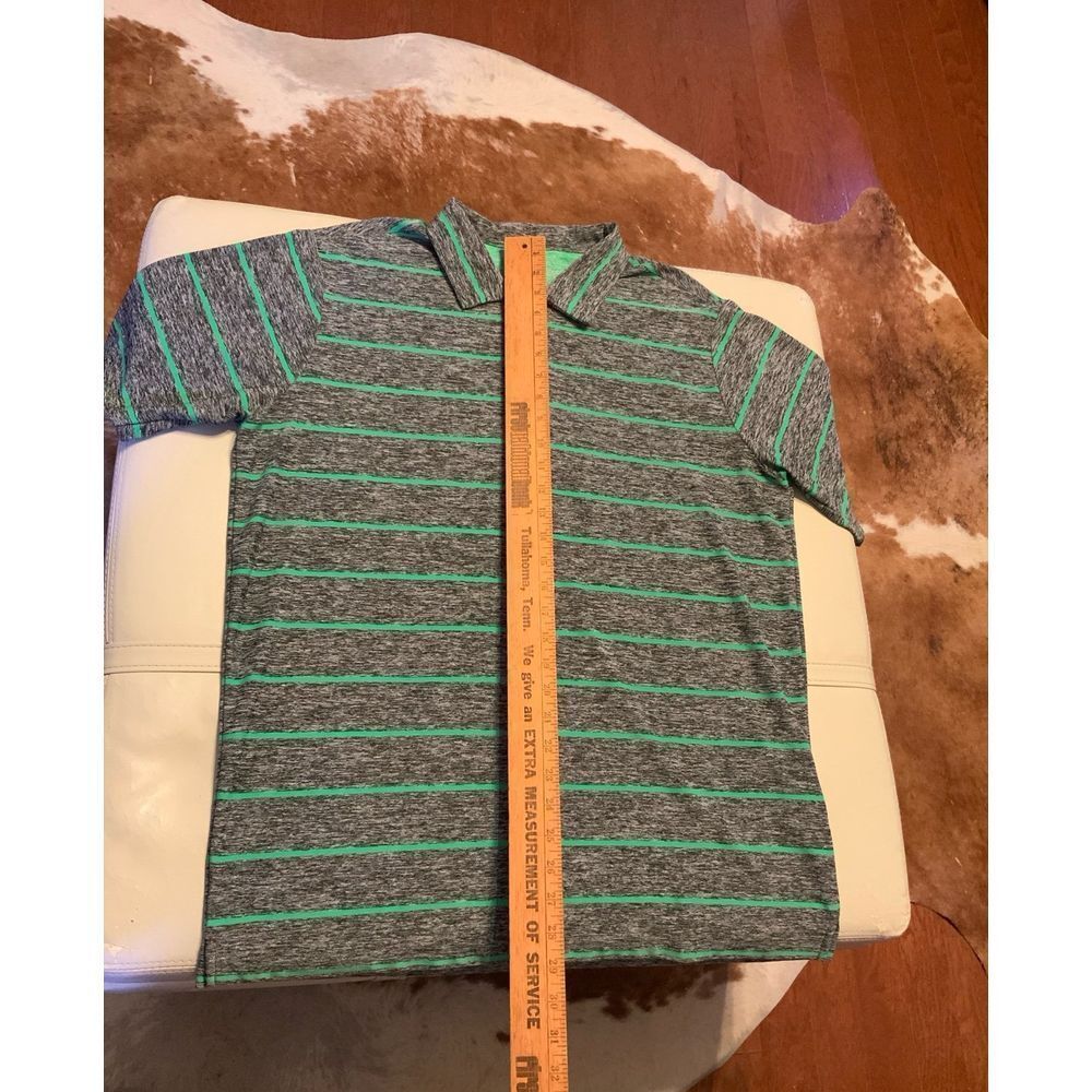 Antigua, Desert Dry, gray and‎ green, Golf Polo size Large
